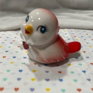 Ceramic Looking Up Love bird, Ideal for Valentine's.